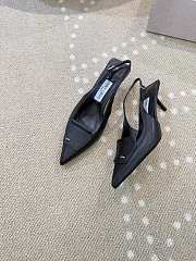 Jimmy Choo Frances 60 Slingback Pumps Black - 5