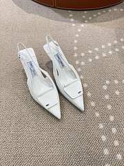 Jimmy Choo Frances 60 Slingback Pumps White - 1