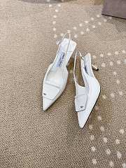 Jimmy Choo Frances 60 Slingback Pumps White - 6