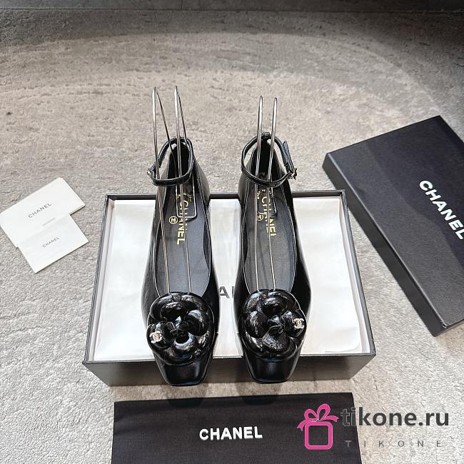 Chanel Ballet Flats Shiny Calfskin Black - 1