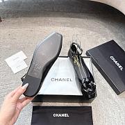 Chanel Ballet Flats Shiny Calfskin Black - 3