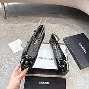 Chanel Ballet Flats Shiny Calfskin Black - 4