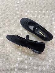 Chanel Mary Janes Velvet Navy Black - 2