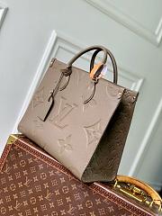 LV Onthego MM Monogram Empreinte Leather Smoke M25523 - 35x27x14cm - 3