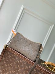 LV Pochette Liv Monogram Empreinte Leather Smoke M25816 - 24.5x13.5x6.5cm - 2