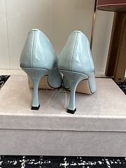 Jimmy Choo Belinda Pump 90 Light Blue Patent Leather Pump - 5
