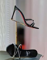 Christian Louboutin 85mm Tatoosh Spikes Mules Black - 4