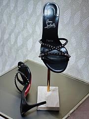 Christian Louboutin 85mm Tatoosh Spikes Mules Black - 2