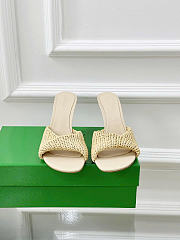 Bottega Veneta Blink Mule Raffia Natural 8cm - 4