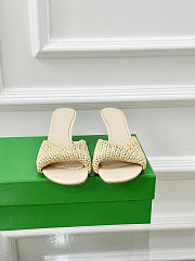 Bottega Veneta Blink Mule Raffia Natural 3cm - 2