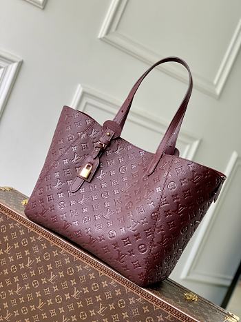 LV All In One MM Monogram Empreinte Leather Burgundy M25888 - 56.5x30.5x17cm