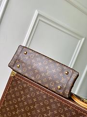 LV Monogram Flower Tote Bag Black - 34x24x13cm - 5