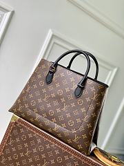 LV Monogram Flower Tote Bag Black - 34x24x13cm - 2