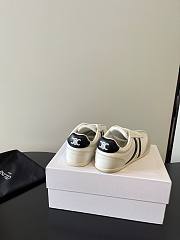 Celine Jogger Low Lace-up Sneaker In Calfskin and Suede Calfskin Black Gray - 2