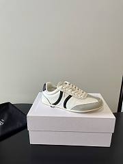 Celine Jogger Low Lace-up Sneaker In Calfskin and Suede Calfskin Black Gray - 6