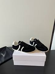 Celine Jogger Low Lace-Up Sneaker With Triomphe In Suede Calfskin And Calfskin Black - 5