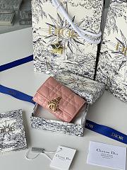 My Dior Glycine Wallet Powder Pink Cannage Lambskin - 11x7.5x3cm - 6