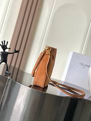 Celine Small Camille 16 Soft Bag In Nubuck Calfskin Camel - 24.5x21.5x5cm - 6