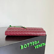 Bottega Veneta Andiamo Clutch Burgundy - 31x13x3cm - 5