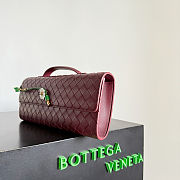 Bottega Veneta Andiamo Clutch Burgundy - 31x13x3cm - 4