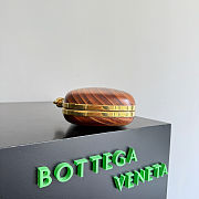 Bottega Veneta Knot Shou Sugi Ban Wood Clutch Bag - 20.5x6x12.5cm - 2