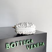 Bottega Veneta White Knot Minaudiere - 20.5x6x12.5cm - 4