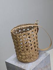 YSL Paris The Hearted Bucket Bag in Vegetable Tanned Leather Brown - 30x20x20cm - 4