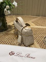 Loro Piana Extra Bag L23 Ostrich Leather Orix - 23x12x7cm - 4