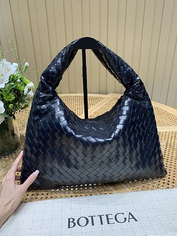 Bottega Veneta Small Hop Navy Blue - 46x21x10cm