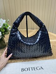 Bottega Veneta Small Hop Navy Blue - 46x21x10cm - 6