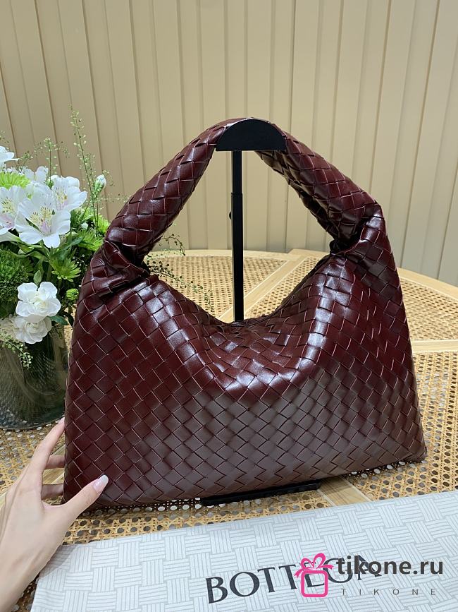 Bottega Veneta Small Hop Burgundy - 46x21x10cm - 1