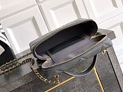 Chanel Vanity with Chain Grained Shiny Calfskin & Gold Tone Metal Gray - 19.5x17x5cm - 3