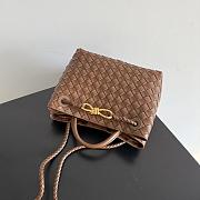 Bottega Veneta Small Andiamo Intrecciato Nocciola - 25x20x10cm - 5