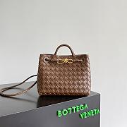 Bottega Veneta Small Andiamo Intrecciato Nocciola - 25x20x10cm - 4