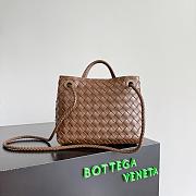 Bottega Veneta Small Andiamo Intrecciato Nocciola - 25x20x10cm - 3