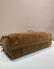 Prada Bonnie Suede Tote Bag Brown 2VG128 - 50x36x17cm - 6