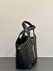 YSL Icare Medium In Quilted Nappa Black - 31x28x15cm - 6