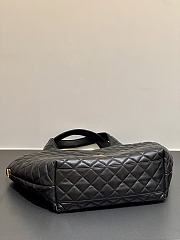 YSL Icare Medium In Quilted Nappa Black - 31x28x15cm - 3