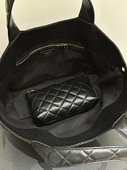 YSL Icare Medium In Quilted Nappa Black - 31x28x15cm - 2