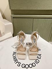 Jimmy Choo Azia 95mm Pearl-embellished Sandals White - 2