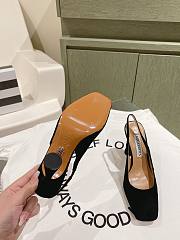 Aquazzura Amore Pump 95 Suede Black - 5
