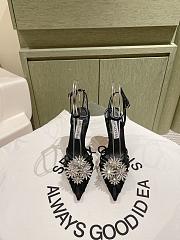  Aquazzura Crystal Margarita Pump 105 Black - 2