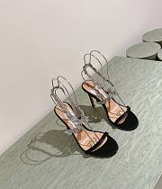 Aquazzura Comet Sandal 105 Black - 1