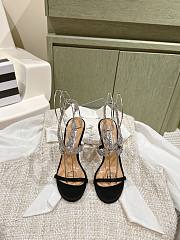 Aquazzura Comet Sandal 105 Black - 4