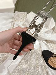 Aquazzura Comet Sandal 105 Black - 3