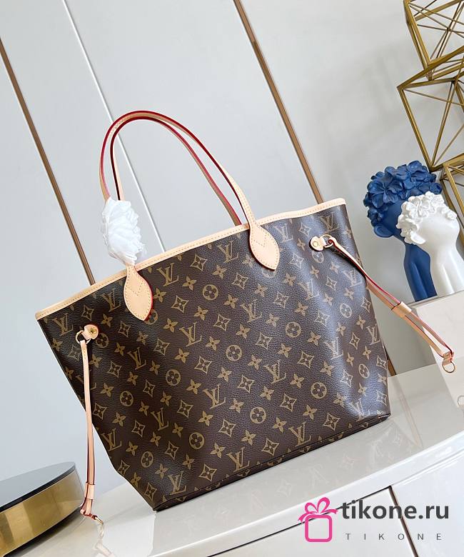 LV Neverfull MM Monogram Canvas Red M46987 - 31x28x14cm - 1