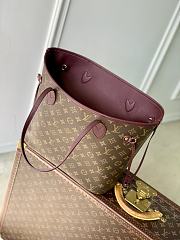 LV Neverfull Inside Out MM Monogram Wine M25663 - 31x28x14cm - 3