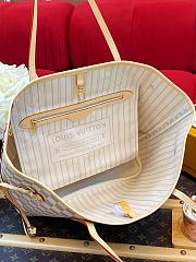 LV Neverfull MM Damier Azur Canvas Beige N40604 - 31x28x14cm - 3