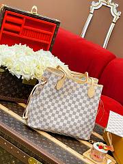 LV Neverfull MM Damier Azur Canvas Beige N40604 - 31x28x14cm - 2