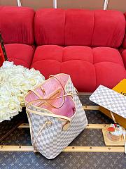 LV Neverfull MM Damier Azur Canvas Pink N40603 - 31x28x14cm - 2
